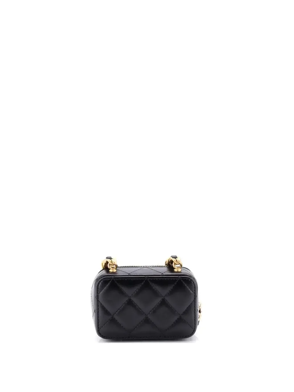 Chanel Lacquered Metal Cc Zip Around #239531C22B
